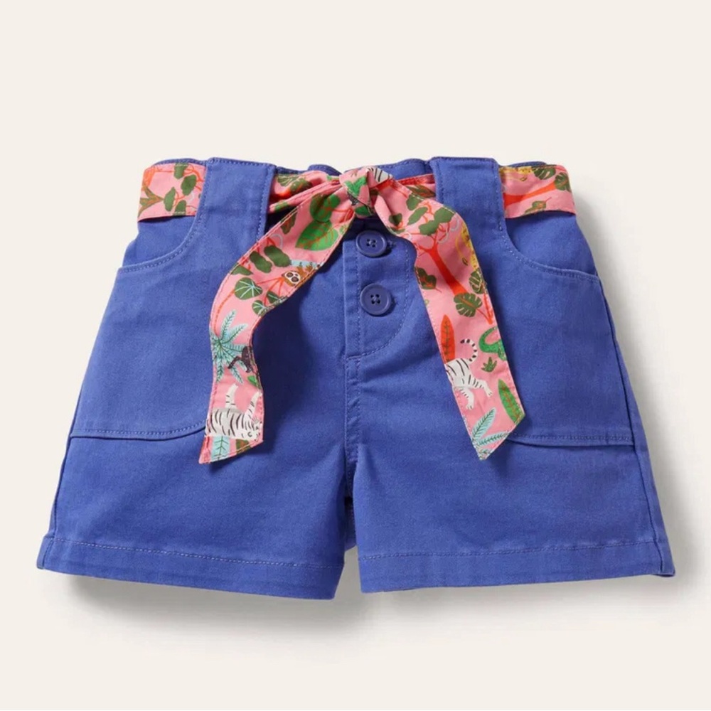 Mini Boden  Twill Cargo Shorts